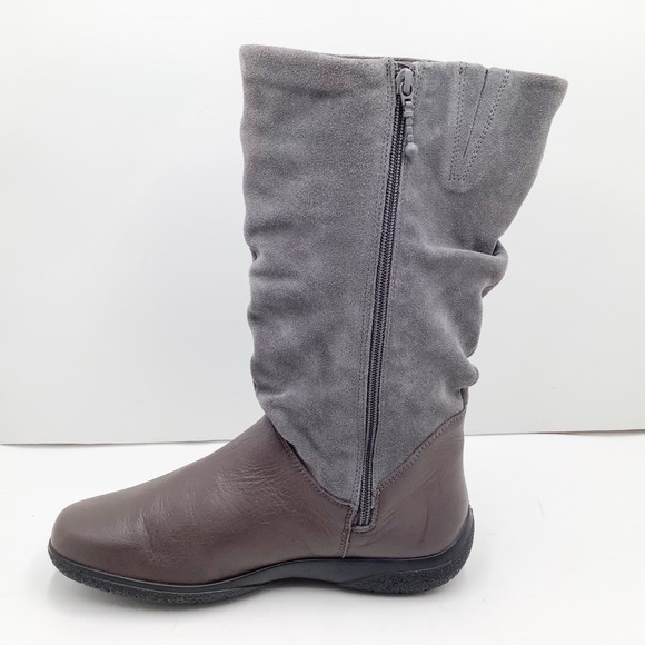 {Hotter}Mystery Suede & Leather Boots - Picture 5 of 15